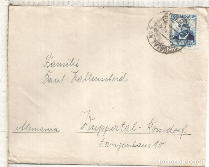 Briefmarken: SEGUNDA REPUBLICA CC MADRID A ALEMANIA WUPPERTAL
