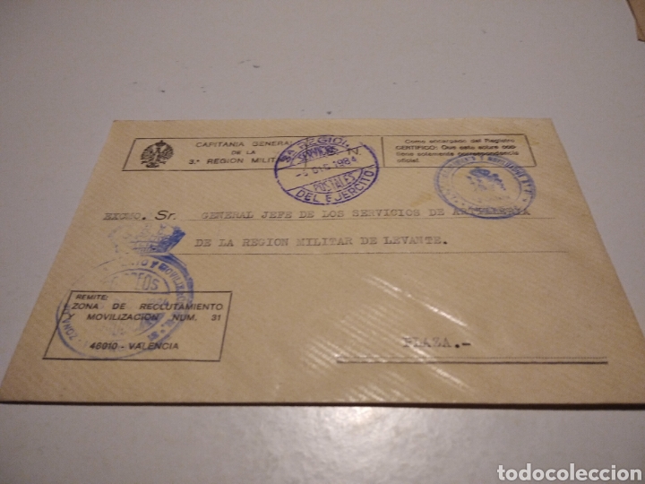 Selos: Sobre Capitan&iacute;a General de la 3 region militar de Levante