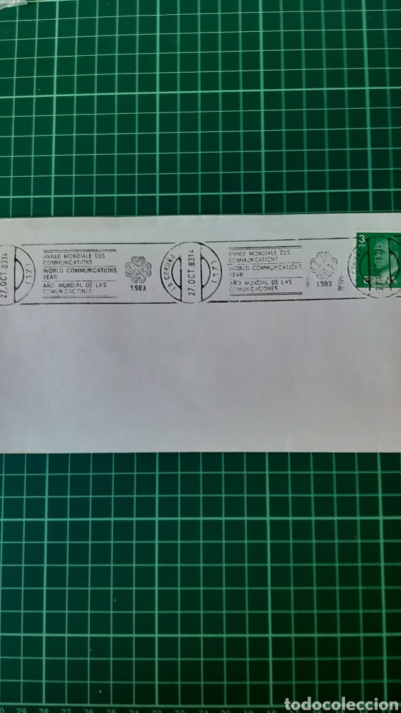 Sellos: LA CORU&Ntilde;A 1983 COMUNICACIONES MATASELLO RODILLO - Foto 1