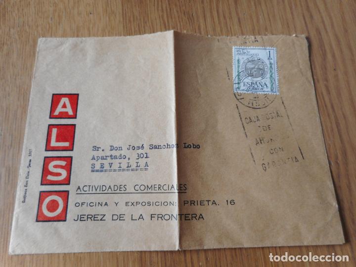 Selos: ANTIGUO SOBRE ALSO.ACTIVIDADES COMERCIALES.JEREZ DE LA FRONTERA.