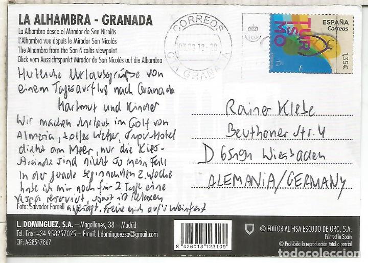 Sellos: GRANADA TP ALHAMBRA SELLO TURISMO - Foto 1