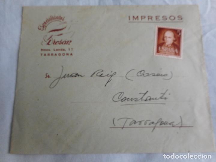 Timbres: ANTIGUO SOBRE.ESPECIALIDADES DROSAN.TARRAGONA.BIOTIL.