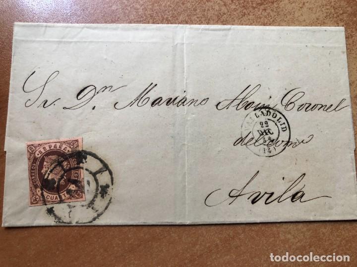 Sellos: ENVUELTA VALLADOLID MATASELLO RUEDA CARRETA - Foto 1