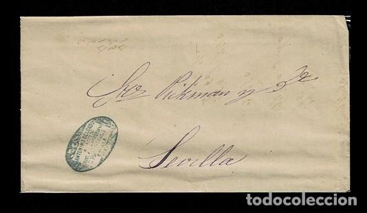 Francobolli: C15-3-4 Prefilatelia Sobre circulado deL almacen de CRISTALERIA Y PORCELANA de Antonio Delgado de SE