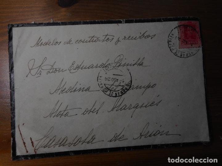 Stamps: ANTIGUO SOBRE CIRCULADO.SAN ROMAN DE HORNIJA.VALLADOLID 1926