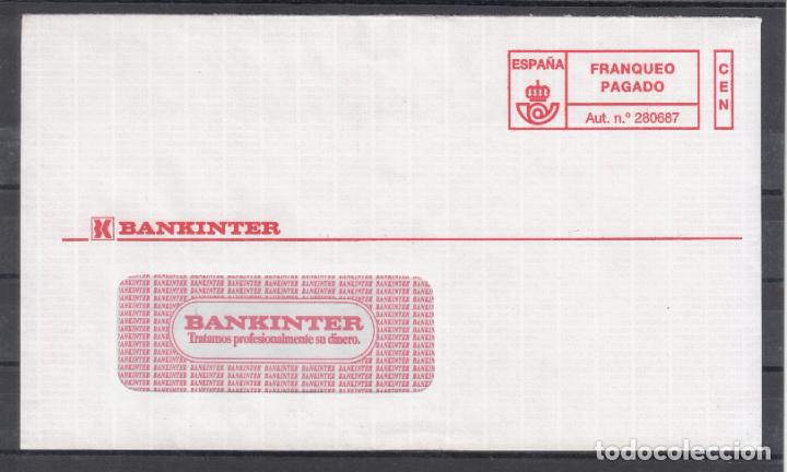 Sellos: -FRANQUEO PAGADO Aut. n&ordm; 280687 CEM, BANKINTER - Foto 1