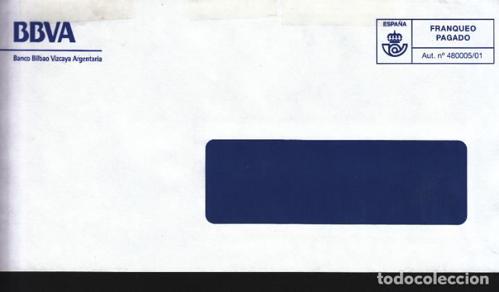 Sellos: -FRANQUEO PAGADO Aut. n&ordm; 480005/01, BBVA - Foto 1