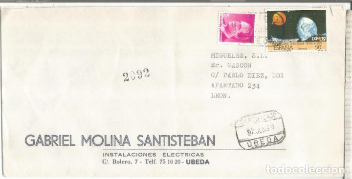 Francobolli: UBEDA JAEN CC CERTIFICADA SELLOS BASICA EXPO 92