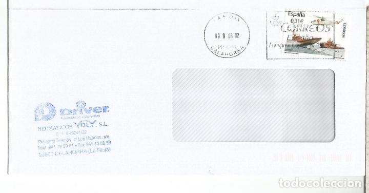 Stamps: CALAHORRA LA RIOJA CC SELLO SALVAMENTO MARITIMO SEA RESCUE HELICOPTERO