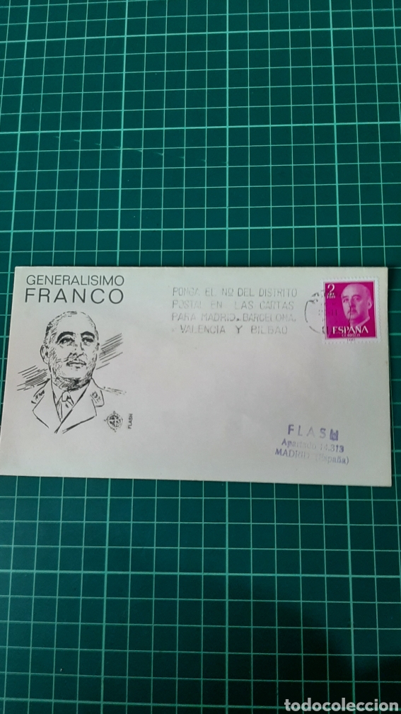 Sellos: MATASELLO GENERAL&Iacute;SIMO FRANCO DISTRITO POSTAL - Foto 1