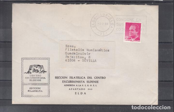 Sellos: -ELDA- ELDA- ELDA -03- alicante, matasellos RODILLO, CONSIGNE EN / SUS ENVIOS EL / CODIGO POSTAL - Foto 1