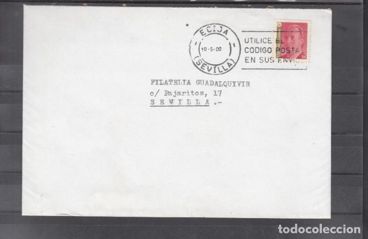 Sellos: -ECIJA (SEVILLA), matasellos RODILLO, UTILICE EL / CODIGO POSTAL / EN SUS ENVIOS - Foto 1