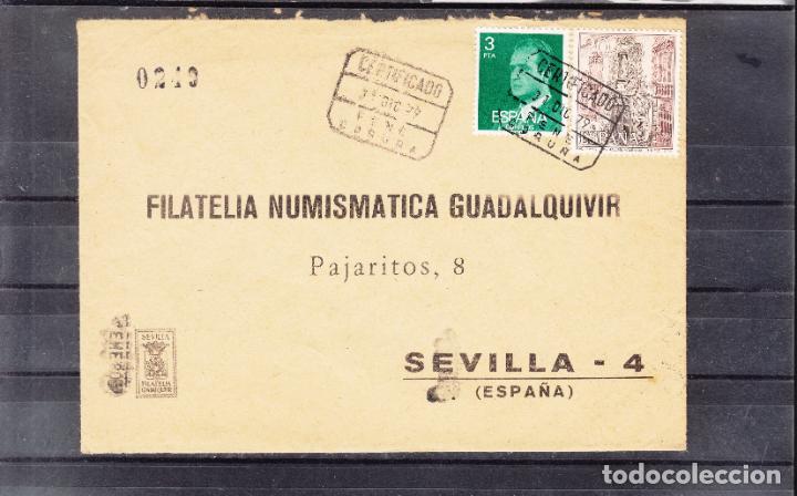Sellos: -FENE CORU&Ntilde;A, CERTIFICADO, matasellos FECHADOR, - Foto 1