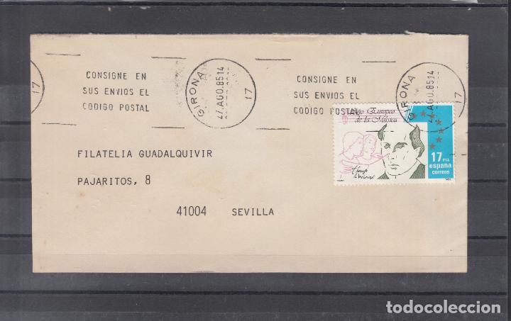 Sellos: -GIRONA 17, matasellos RODILLO, CONSIGNE EN / SUS ENVIOS EL / CODIGO POSTAL - Foto 1