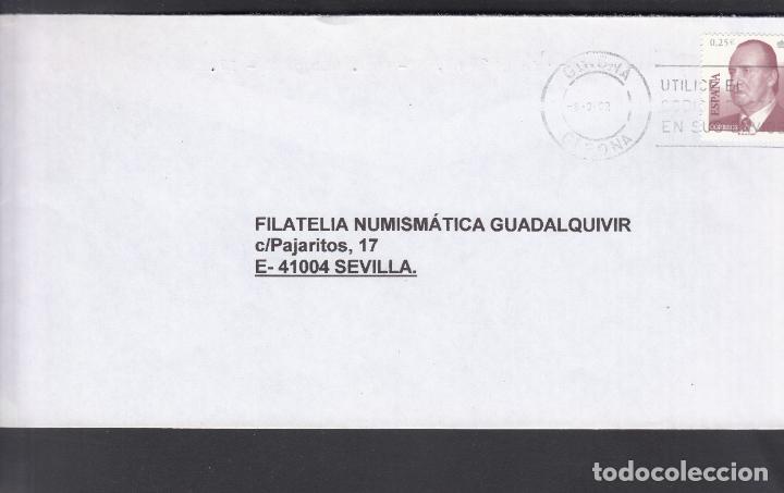 Sellos: -GIRONA GIRONA, matasellos RODILLO, UTILICE EL / CODIGO POSTAL / EN SUS ENVIOS - Foto 1