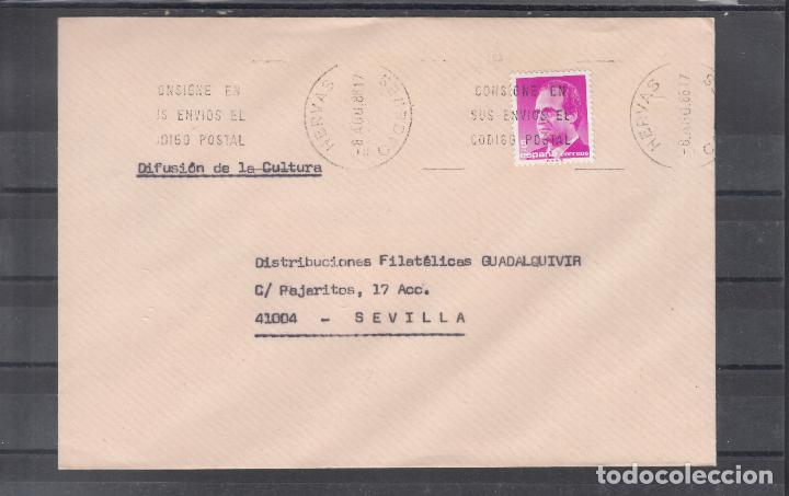 Sellos: -HERVAS CACERES, matasellos RODILLO, CONSIGNE EN / SUS ENVIOS EL / CODIGO POSTAL - Foto 1