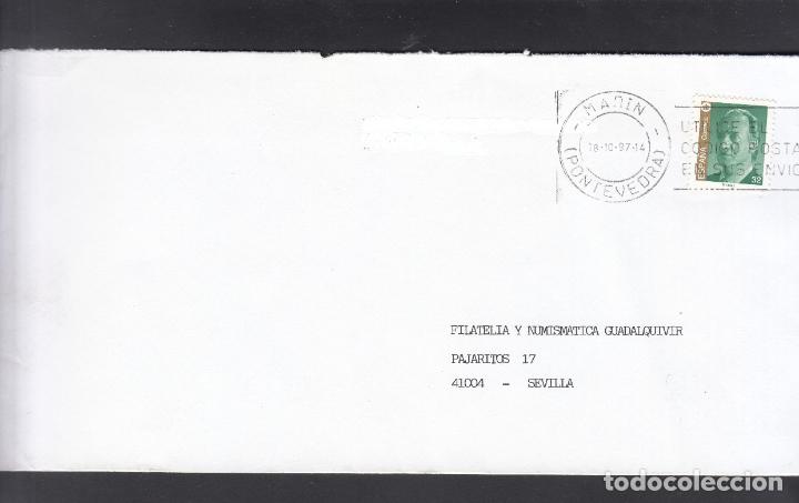 Sellos: -MARIN - (PONTEVEDRA), matasellos RODILLO, UTILICE EL / CODIGO POSTAL / EN SUS ENVIOS - Foto 1