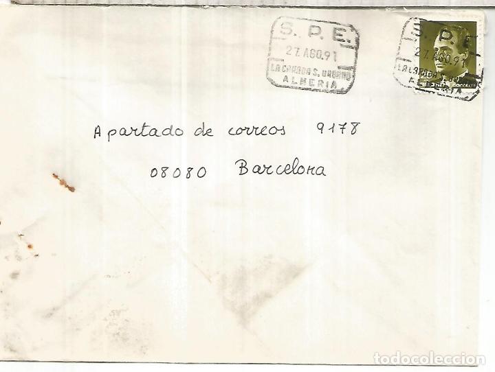 Stamps: CC CON MAT SPE LA CA&Ntilde;ADA S URBANO ALMERIA