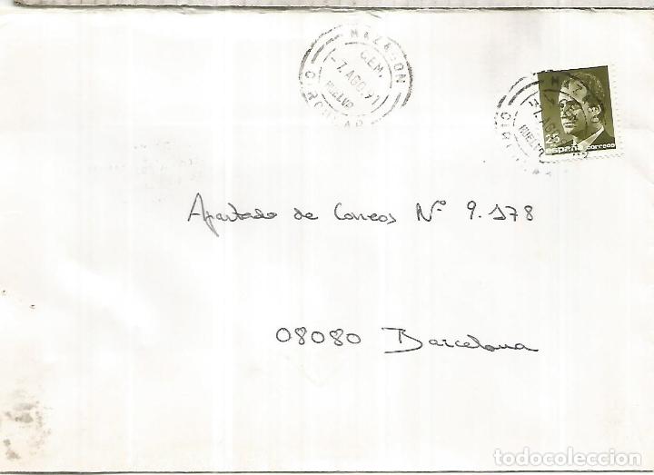 Stamps: CC MAT CEM MAZAGON CIRCULAR HUELVA