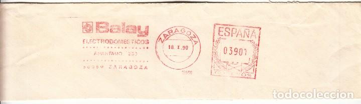 Sellos: SOBRE: 1990 ZARAGOZA. BALAY - Foto 1