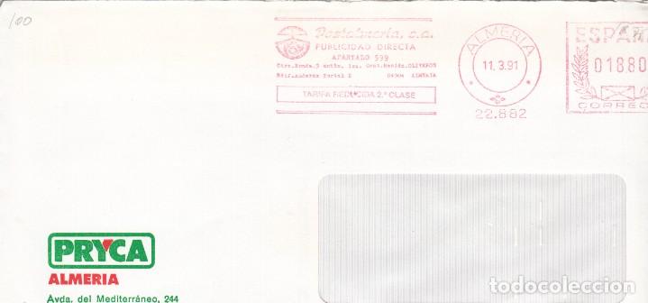 Sellos: SOBRE: 1991 ALMERIA. PRYCA - Foto 1