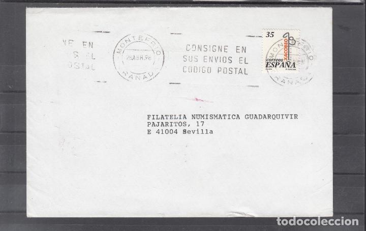 Sellos: -MONTEFRIO GRANADA, matasellos RODILLO, CONSIGNE EN / SUS ENVIOS EL / CODIGO POSTAL - Foto 1