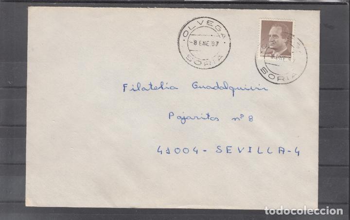 Sellos: -OLVEGA . SORIA ., matasellos FECHADOR, - Foto 1