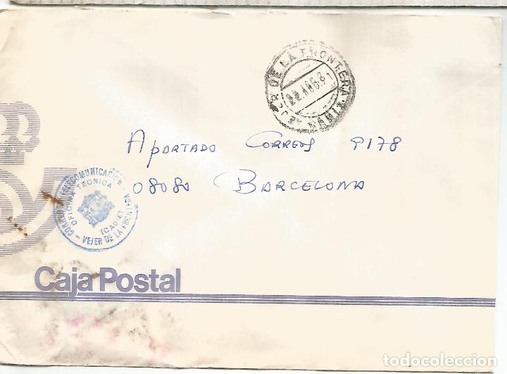 Timbres: VEJER DE LA FRONTERA CADIZ CC FRANQUICIA OFICINA CORREOS CON MANCHAS