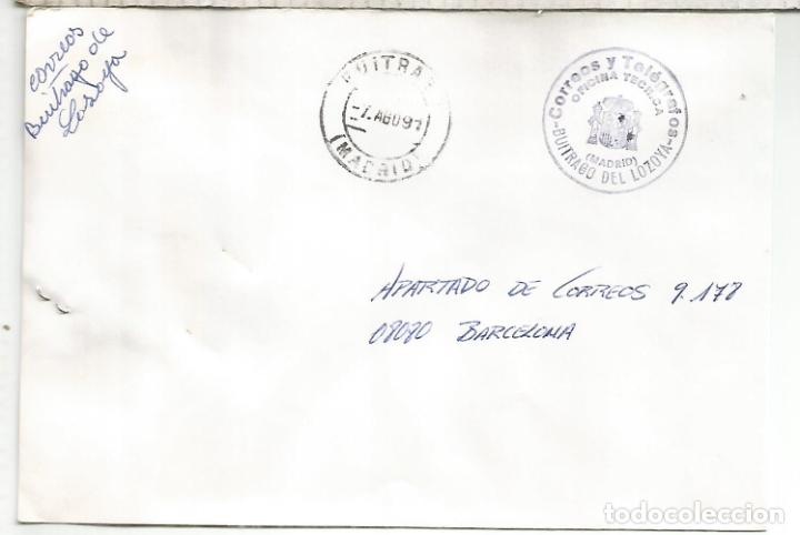 Timbres: BUITRAGO DE LOZOYA MADRID CC FRANQUICIA OFICINA CORREOS