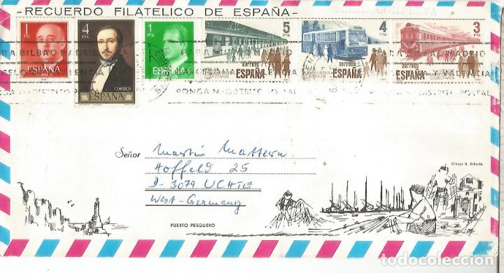 Selos: SOBRE TURISTICO MAT EL ARENAL BALEARES SELLOS TRANSPORTE TREN METRO BUS RAILWAY UNDERGROUND