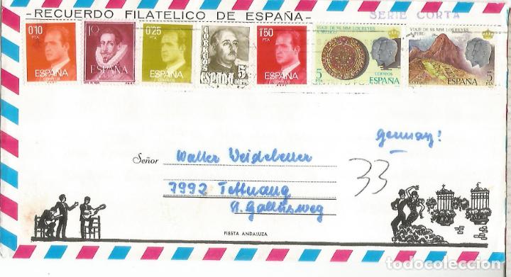 Timbres: SOBRE TURISTICO SELLOS BASICA PERU MACHU PICHU ARQUEOLOGIA ARTE