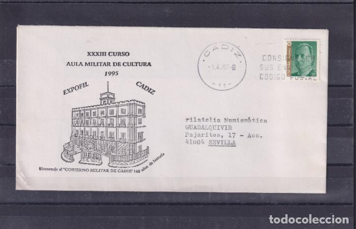 Sellos: -CADIZ . -11-, matasellos RODILLO, CONSIGNE EN / SUS ENVIOS EL / CODIGO POSTAL - Foto 1