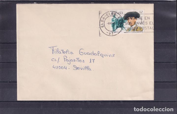 Sellos: -ELDA-ELDA-ELDA- 03 - alicante, matasellos RODILLO, CONSIGNE EN / SUS ENVIOS EL / CODIGO POSTAL - Foto 1