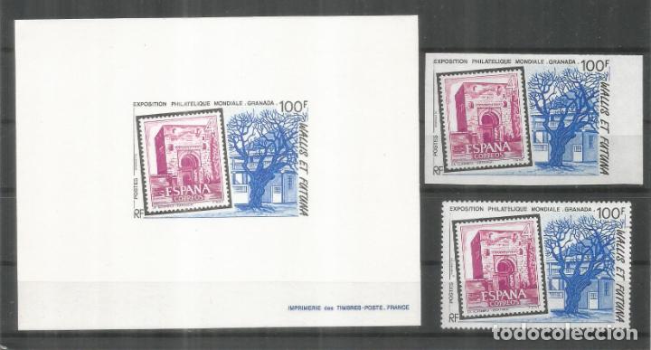 Timbres: WALLIS ET FUTUNA DENTADO , SIN DENTAR IMPERFORATE Y PRUEBA ALHAMBRA GRANADA