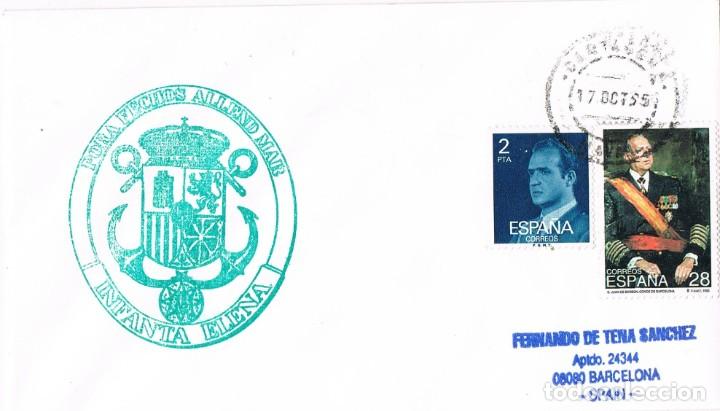 Stamps: 0991. Carta CARTAGENA Naval (Murcia) 1995. Barco Infanta Elena