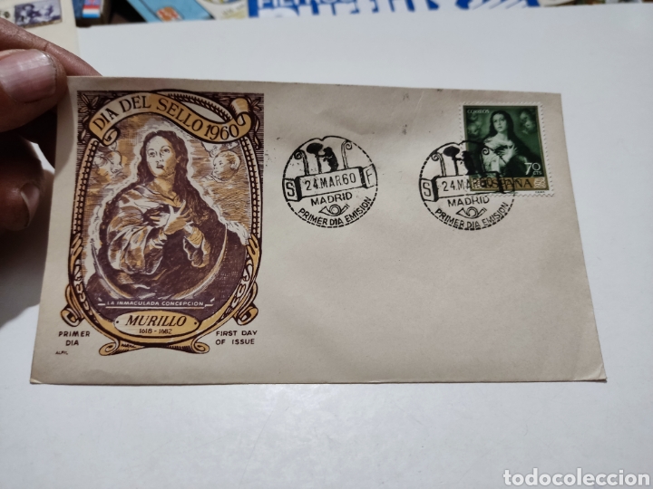 Sellos: Sobre primer d&iacute;a Murillo - Foto 1