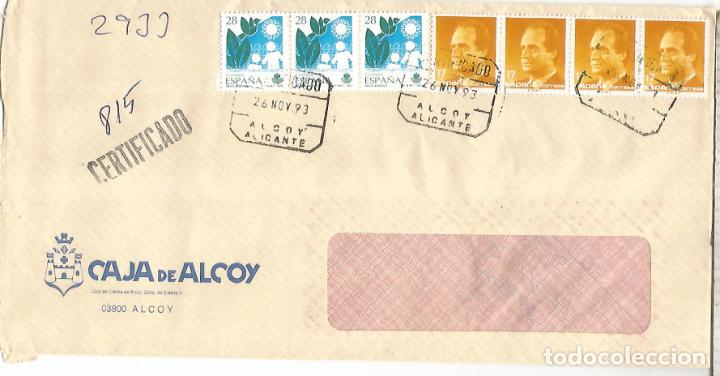 Sellos: ALCOY ALICANTE CC CERTIFICADA 1993 - Foto 1