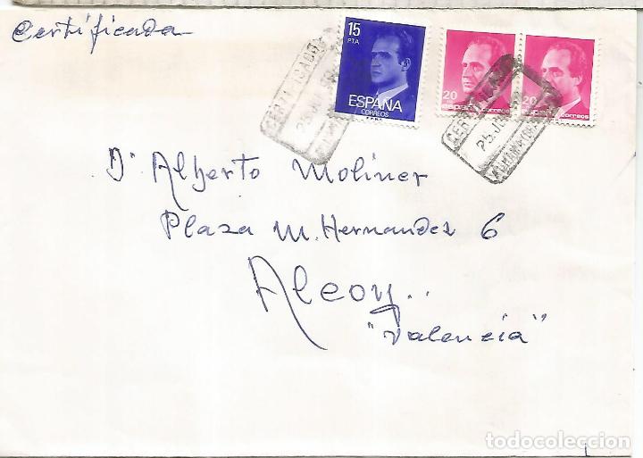Sellos: ALHAMA DE GRANADA CC CERTIFICADA A ALCOY CON LLEGADA - Foto 1