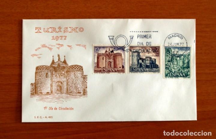 Francobolli: Sobre el 1&ordm; Primer D&iacute;a de Circulaci&oacute;n -Turismo -S.F.C.-A 485 -A&ntilde;o 1977