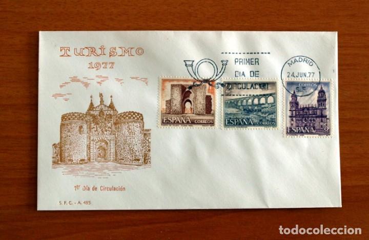 Briefmarken: Sobre el 1&ordm; Primer D&iacute;a de Circulaci&oacute;n -Turismo -S.F.C.-A 485 -A&ntilde;o 1977
