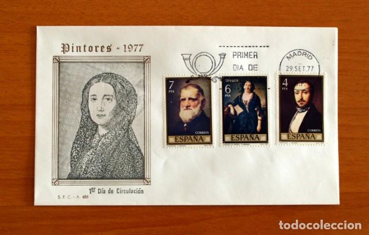 Briefmarken: Sobre el 1&ordm; Primer D&iacute;a de Circulaci&oacute;n -Pintores -S.F.C.-A 488 -A&ntilde;o 1977