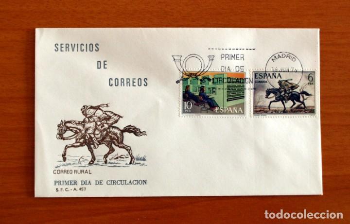Sellos: Sobre el 1&ordm; Primer D&iacute;a de Circulaci&oacute;n - Servicio de Correos - S.F.C.- A 457 - A&ntilde;o 1976