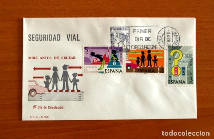 Briefmarken: Sobre el 1&ordm; Primer D&iacute;a de Circulaci&oacute;n - Seguridad Vial - S.F.C. - A 450 - A&ntilde;o 1976