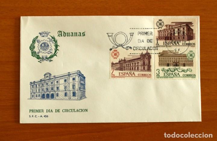 Briefmarken: Sobre el 1&ordm; Primer D&iacute;a de Circulaci&oacute;n - Aduanas - S.F.C. - A 456 - A&ntilde;o 1976