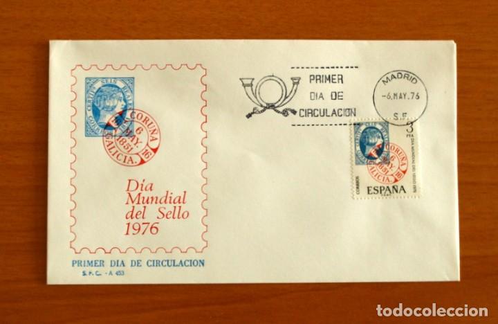 Briefmarken: Sobre el 1&ordm; Primer D&iacute;a de Circulaci&oacute;n - D&iacute;a Mundial del Sello - S.F.C. - A 453 -A&ntilde;o 1976