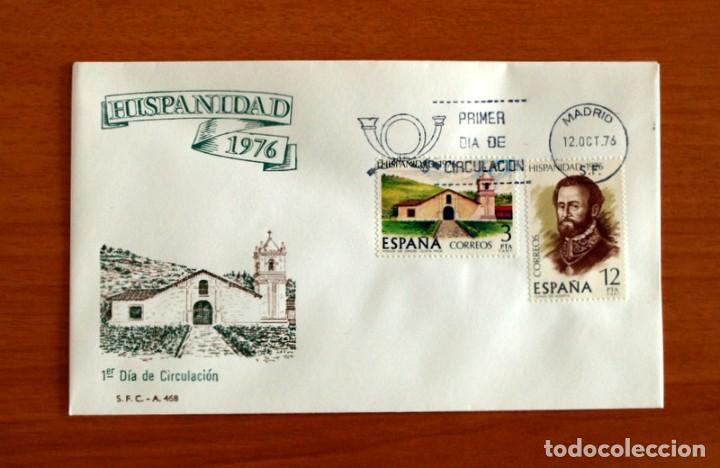 Briefmarken: Sobre el 1&ordm; Primer D&iacute;a de Circulaci&oacute;n - Hispanidad - S.F.C. - A 468 - A&ntilde;o 1976