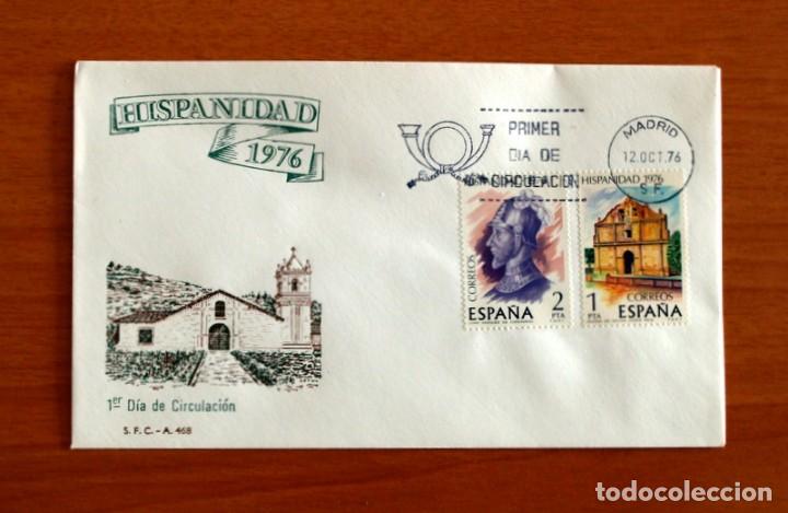 Briefmarken: Sobre el 1&ordm; Primer D&iacute;a de Circulaci&oacute;n - Hispanidad - S.F.C. - A 468 - A&ntilde;o 1976