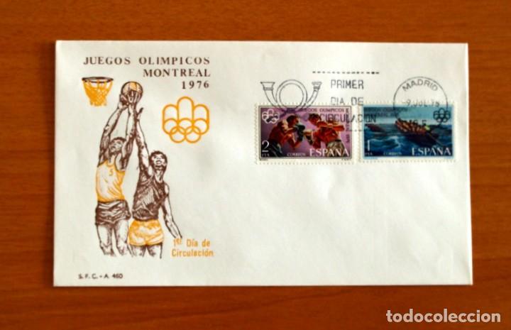 Selos: Sobre el 1&ordm; Primer D&iacute;a de Circulaci&oacute;n - Juegos Ol&iacute;mpicos Montreal - S.F.C. - A 460 - A&ntilde;o 1976