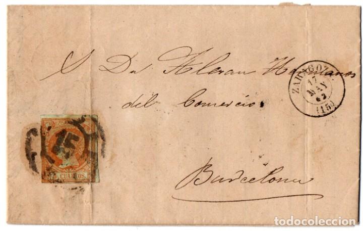 Sellos: Carta, Espa&ntilde;a 1860 - Foto 1