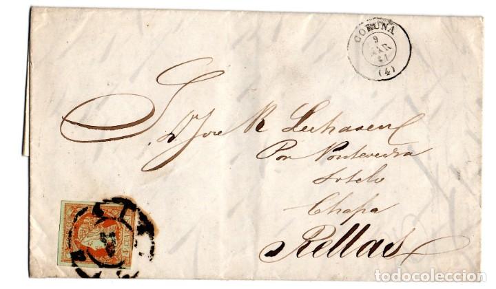 Sellos: Carta, Espa&ntilde;a 1860 - Foto 1